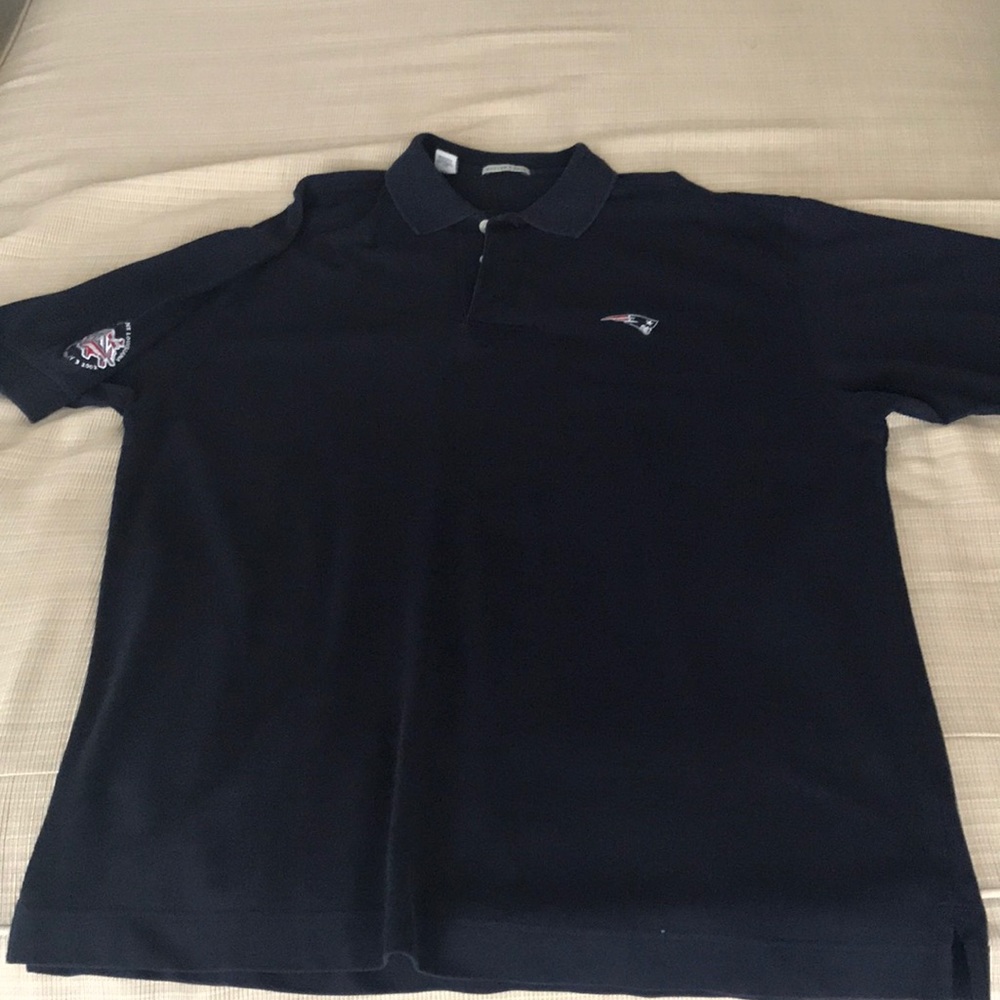 Cutter buck patriots super bowl jersey